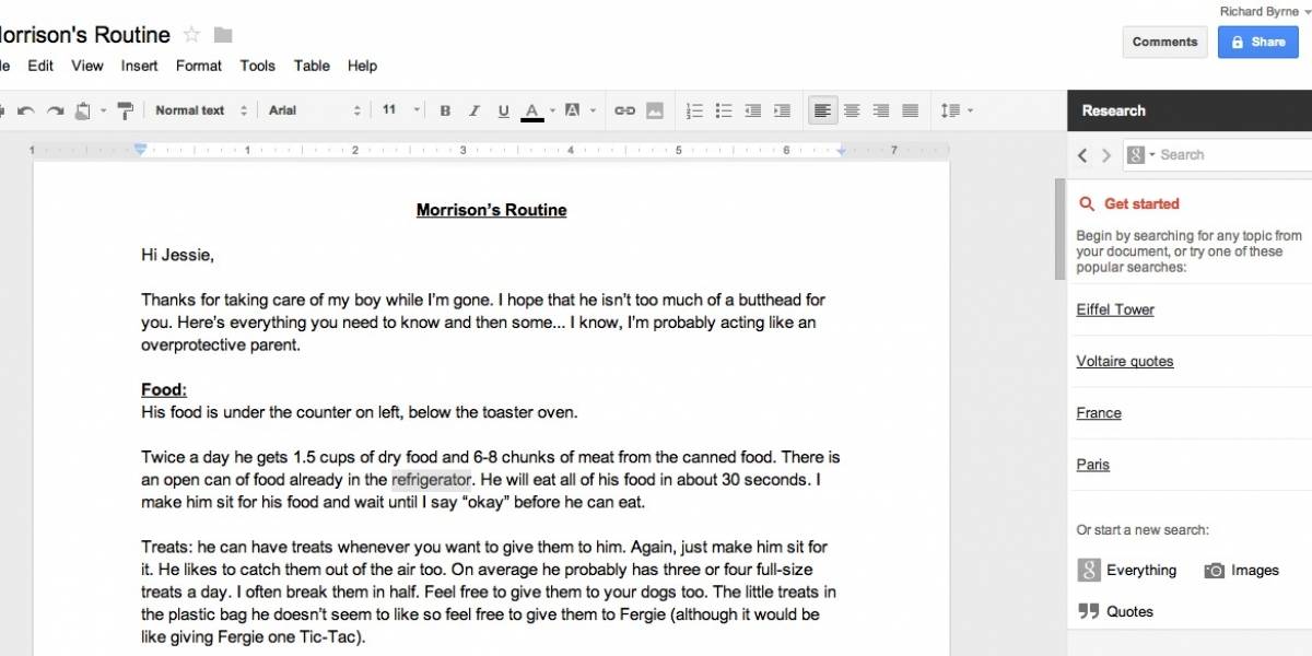 Google Docs integra nueva herramienta para buscar citas, referencias, imágenes y otros