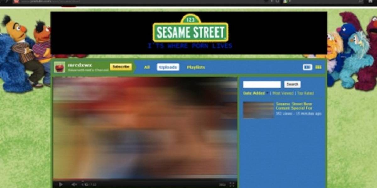Cuenta de Plaza Sésamo en YouTube fue hackeada con material pornográfico
