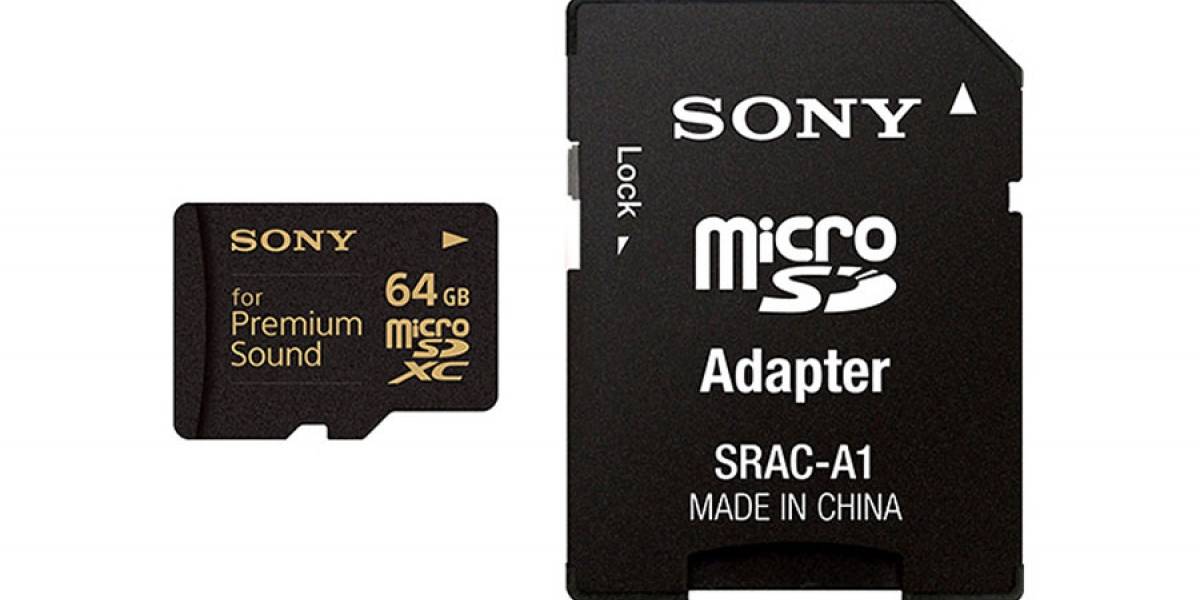 Sony lanza una tarjeta Micro SD enfocada a los audiófilos