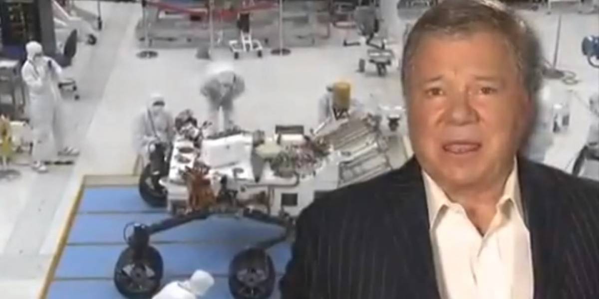 Curiosity se prepara para llegar a Marte con videos explicativos de William Shatner y Wil Wheaton