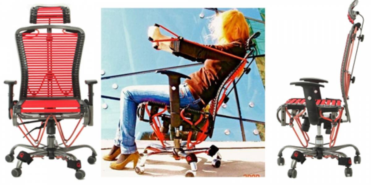 Gymygym: La "silla elástica" que te permite ejercitarte sin salir de la oficina