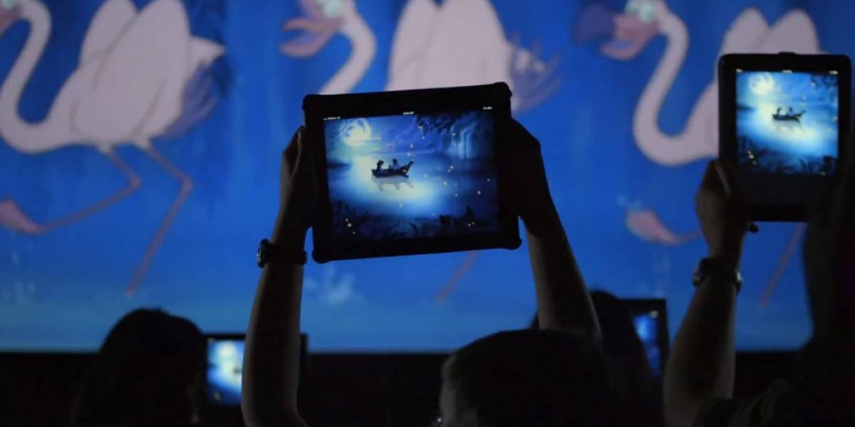 Disney pide a la gente que lleve su iPad al cine