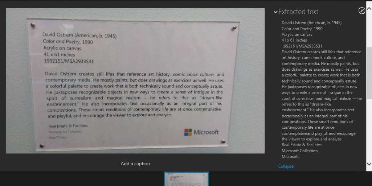 SkyDrive ofrece reconocimiento de texto en fotos