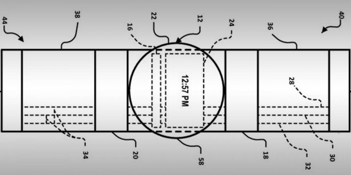 Google patenta su posible reloj inteligente con correa táctil