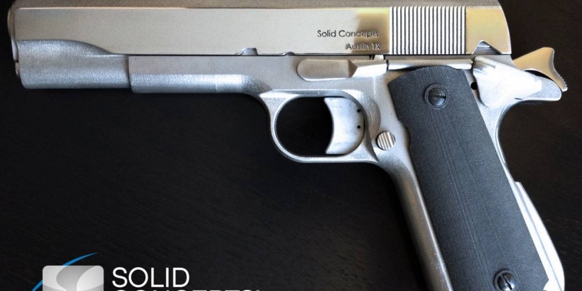 La primera pistola metálica impresa en 3D