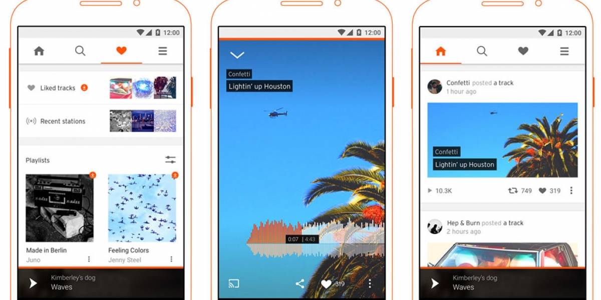 SoundCloud lanzó su servicio de música por streaming