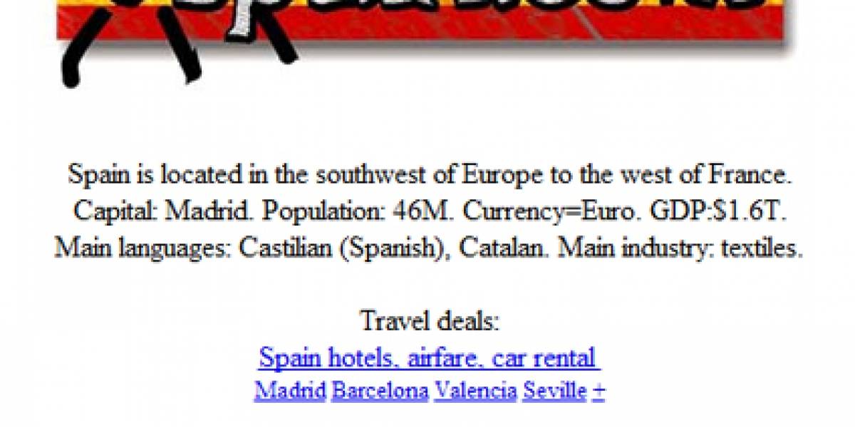 España sale a la venta... En Internet