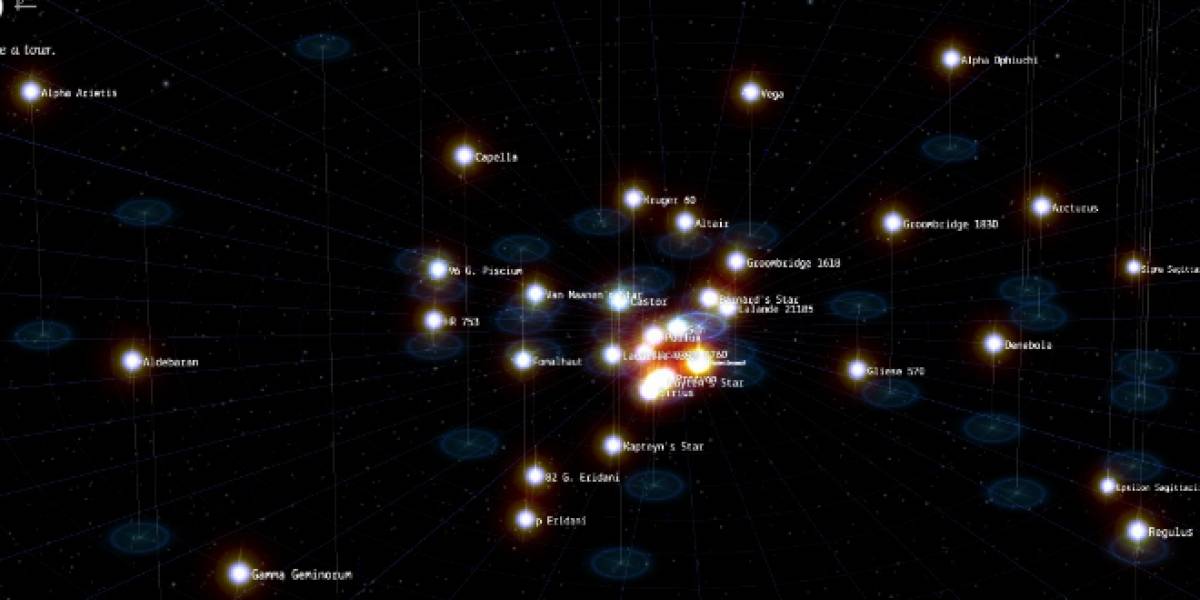 Navega por el espacio con este mapa interactivo de la Vía Láctea