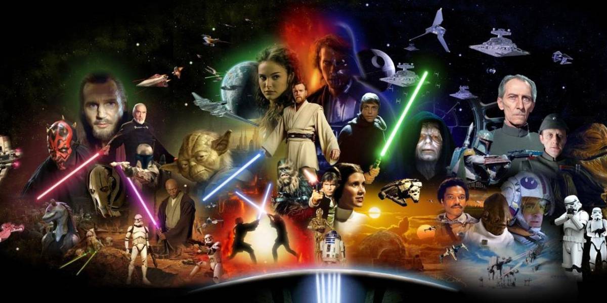 Todos los personajes de Star Wars reunidos en un solo video