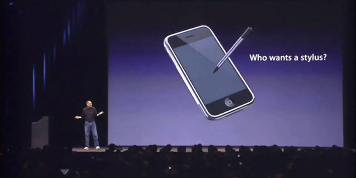 Recordemos cuando Steve Jobs se burló de los stylus