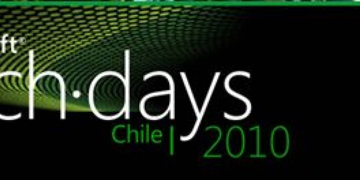 Chile: Gana una entrada a Microsoft Tech Days 2010
