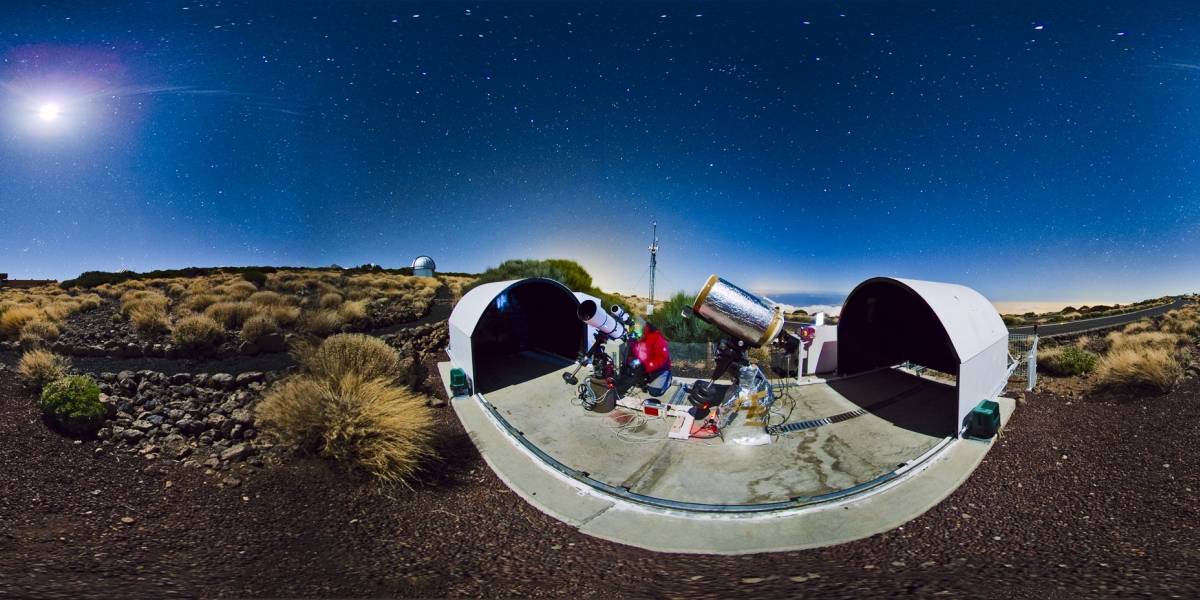 13 telescopios robóticos distribuidos en tres continentes a tu disposición