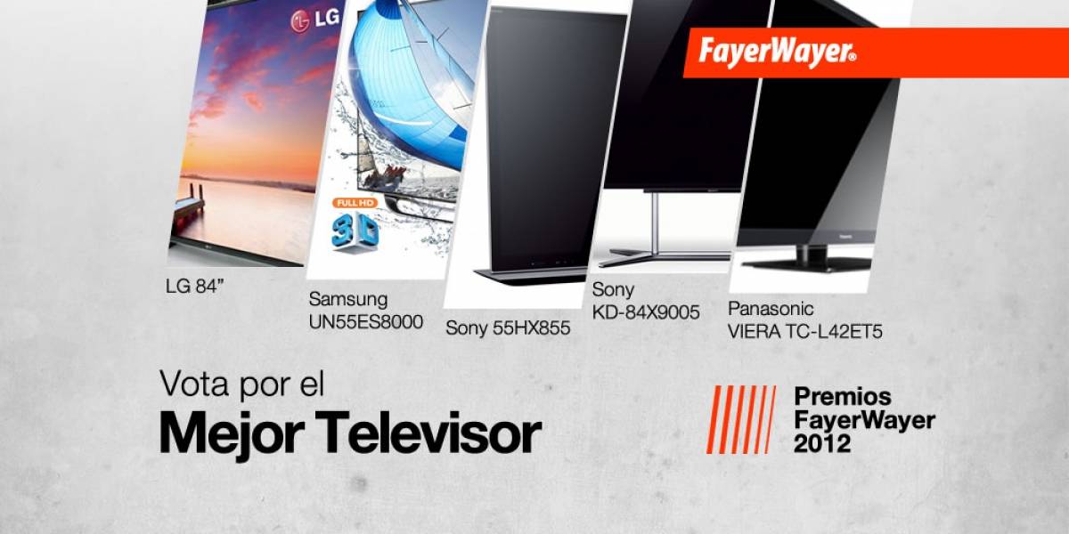 Pila de Oro: Vota por el mejor Televisor 2012