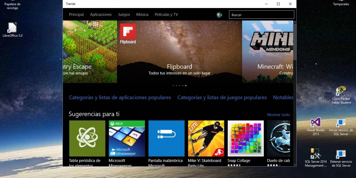 Windows 10 habilitará el tema oscuro con Anniversary Update