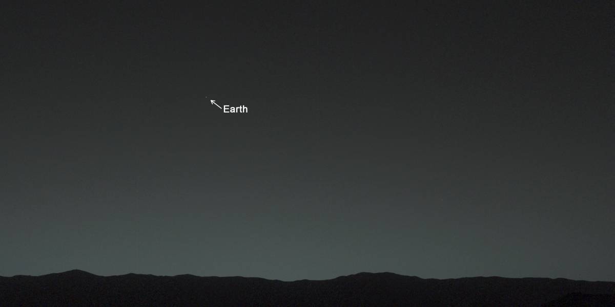 Imperdible: Curiosity observa la Tierra desde Marte