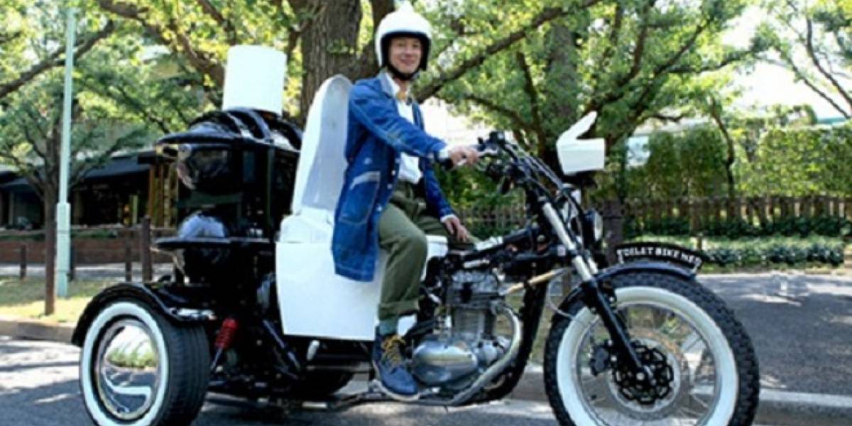 Este triciclo-inodoro es motorizado con el biogás de tus desechos