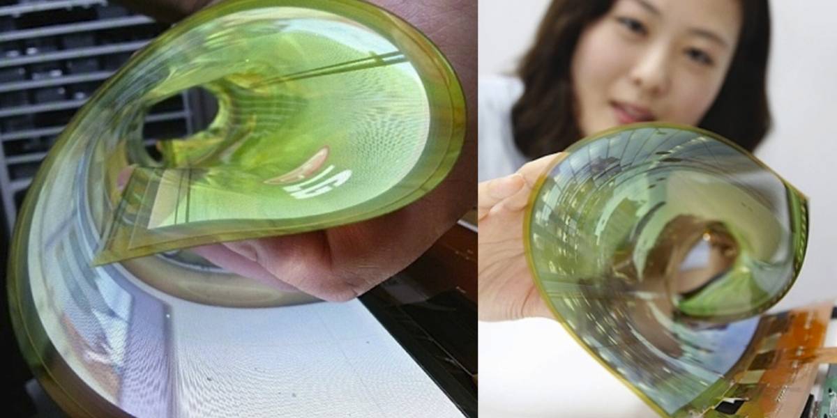 LG muestra un prototipo de pantalla flexible de 18 pulgadas