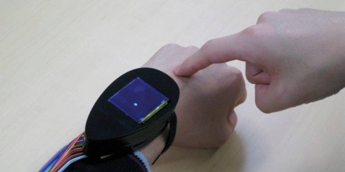 Japonés crea prototipo que usa la mano como un trackpad
