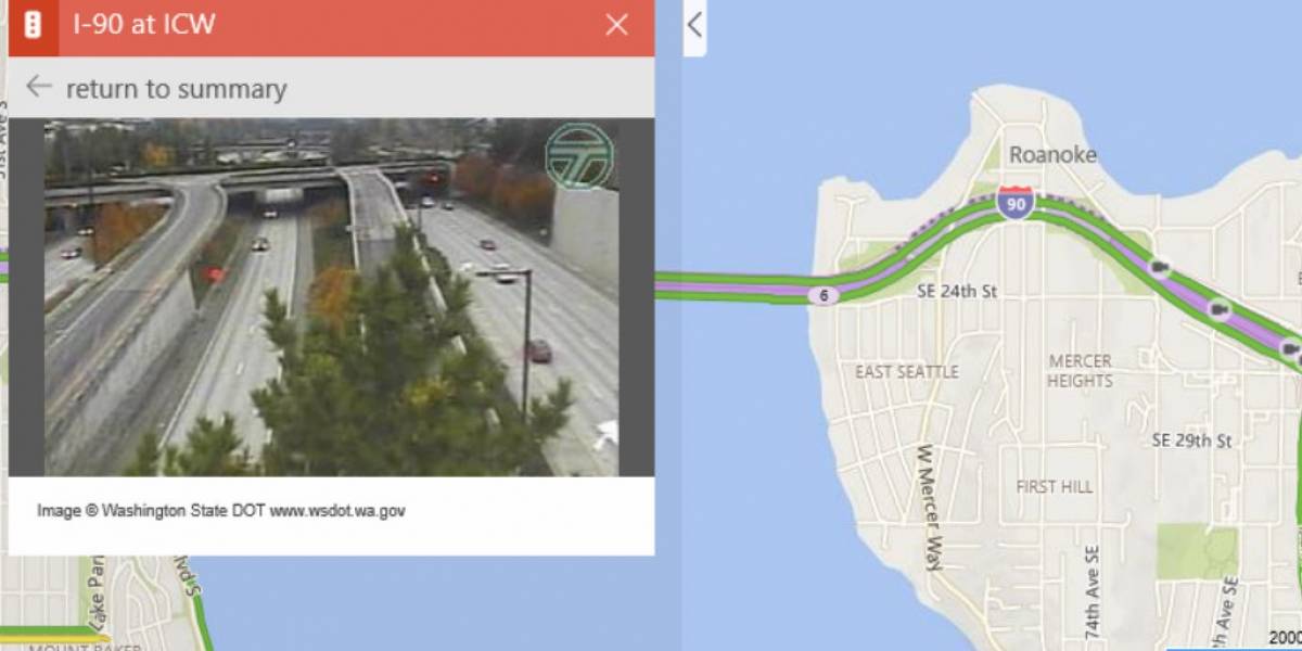 Los mapas de Bing ahora incluyen cámaras de tráfico en directo de 11 países