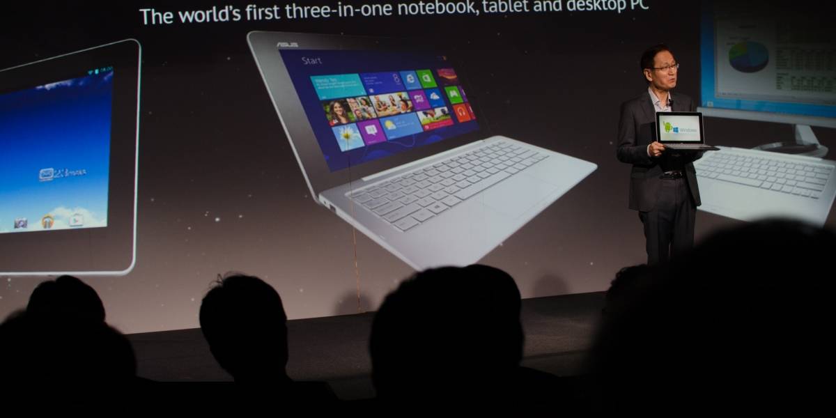 Asus lanza el Transformer Book Trio, que pasa de tablet a laptop y escritorio