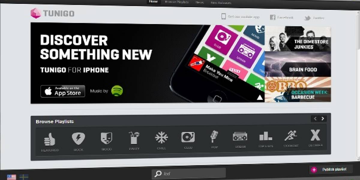Spotify compra el servicio para descubrir música Tunigo