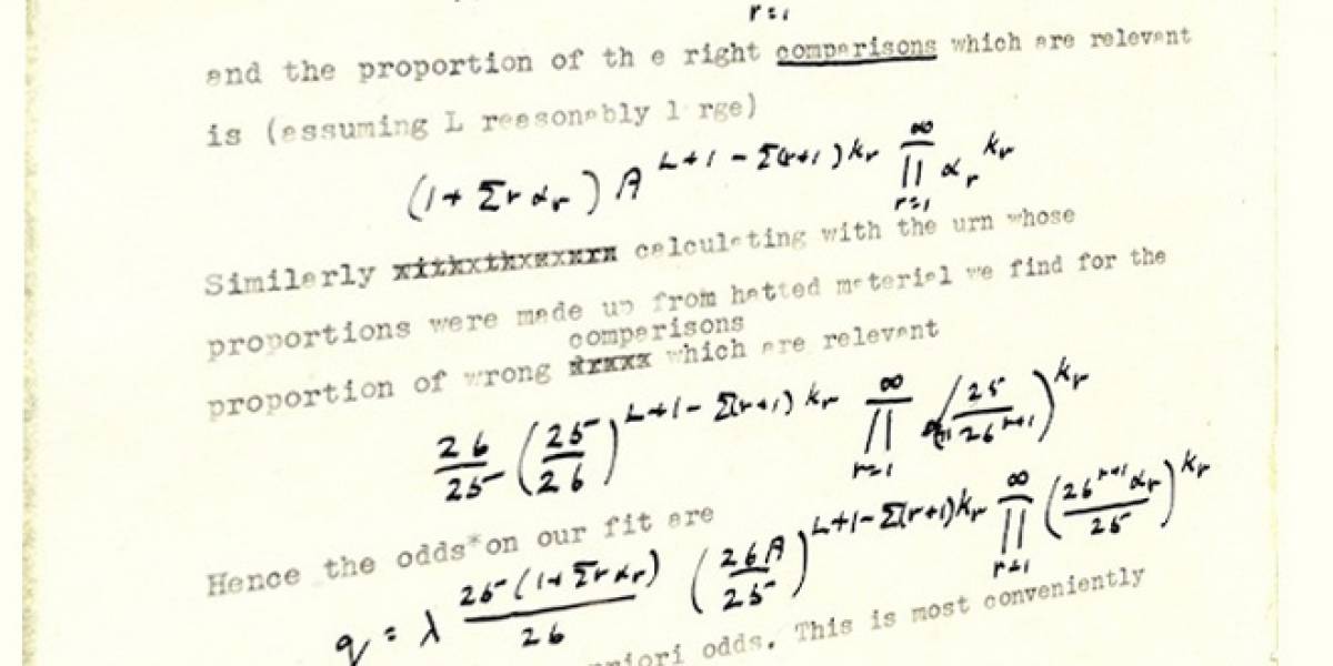 Publican dos estudios de Alan Turing que ayudaron a descifrar el código Nazi Enigma