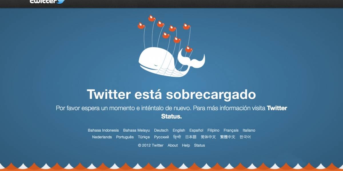 Twitter revela que eliminó su reconocida imagen del "Fail Whale"