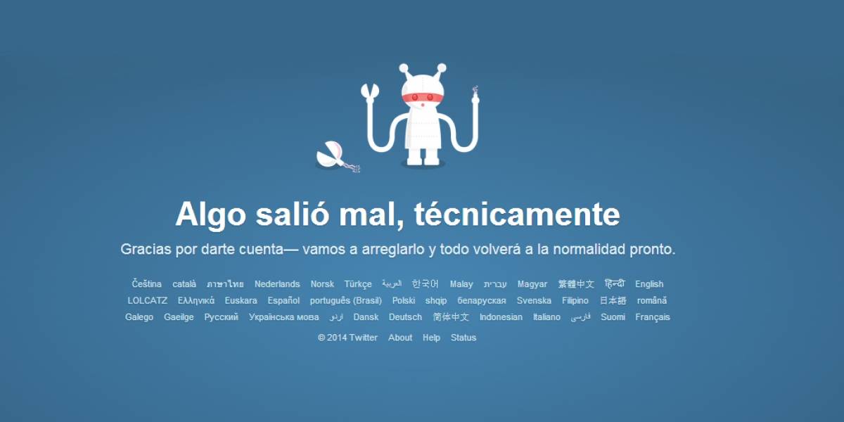Twitter se cayó por "complicaciones inesperadas"