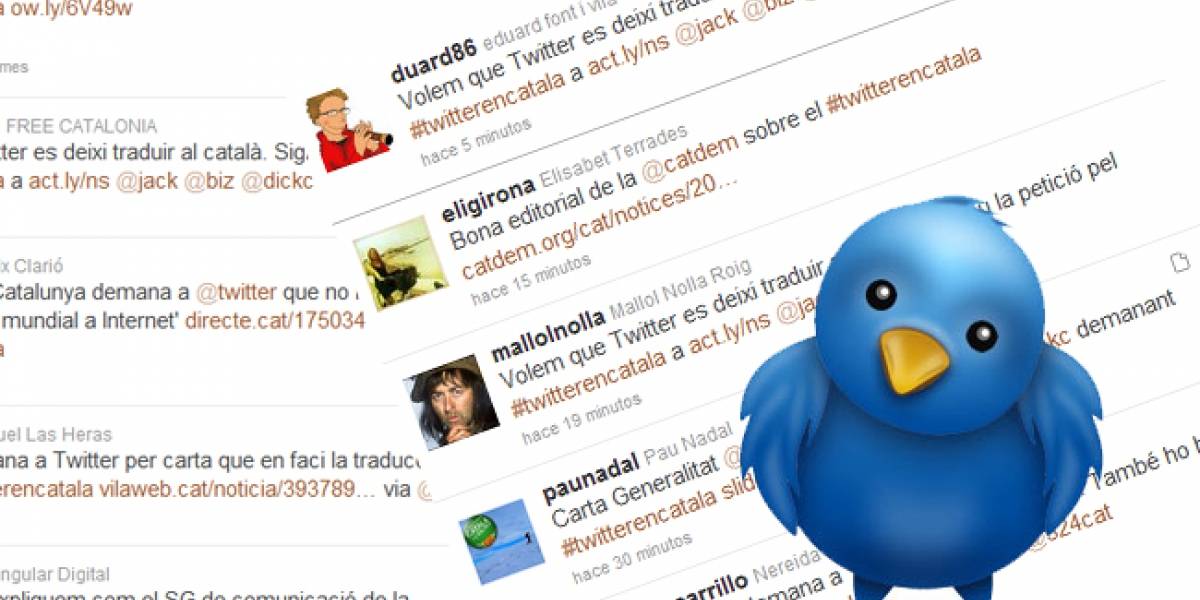 España: Exigen a Twitter una versión en catalán