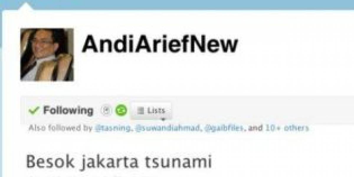 Aviso falso de tsunami es enviado desde Twitter de funcionario del gobierno indio