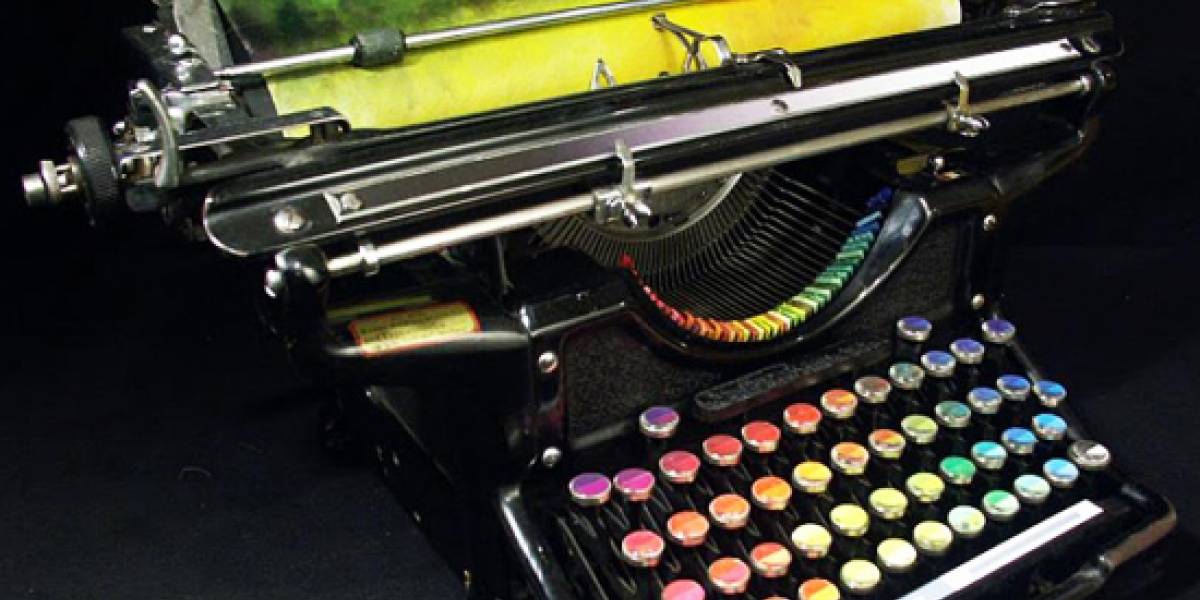 La máquina de escribir que pinta cuadros