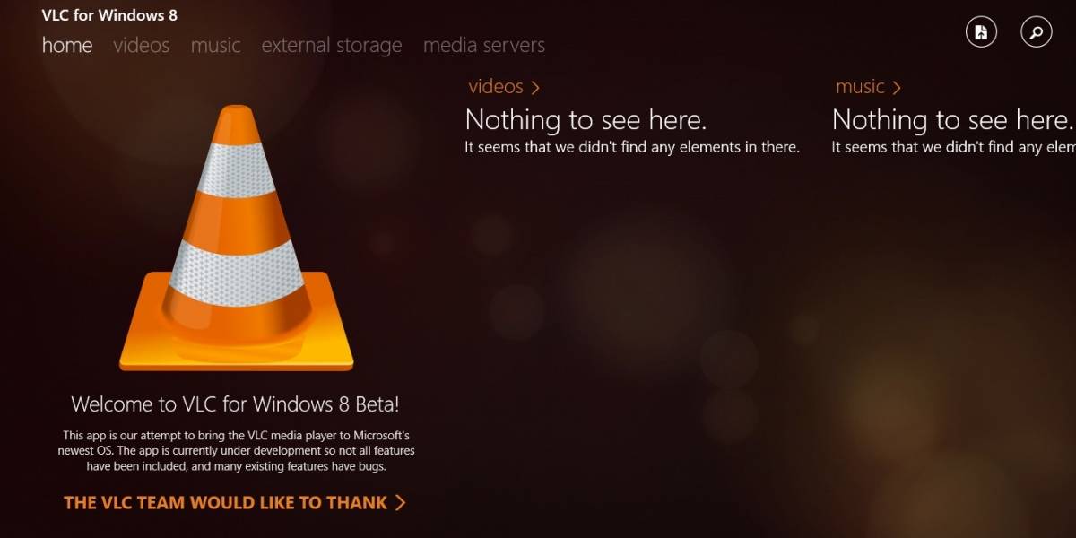 Ya está disponible VLC para Windows 8