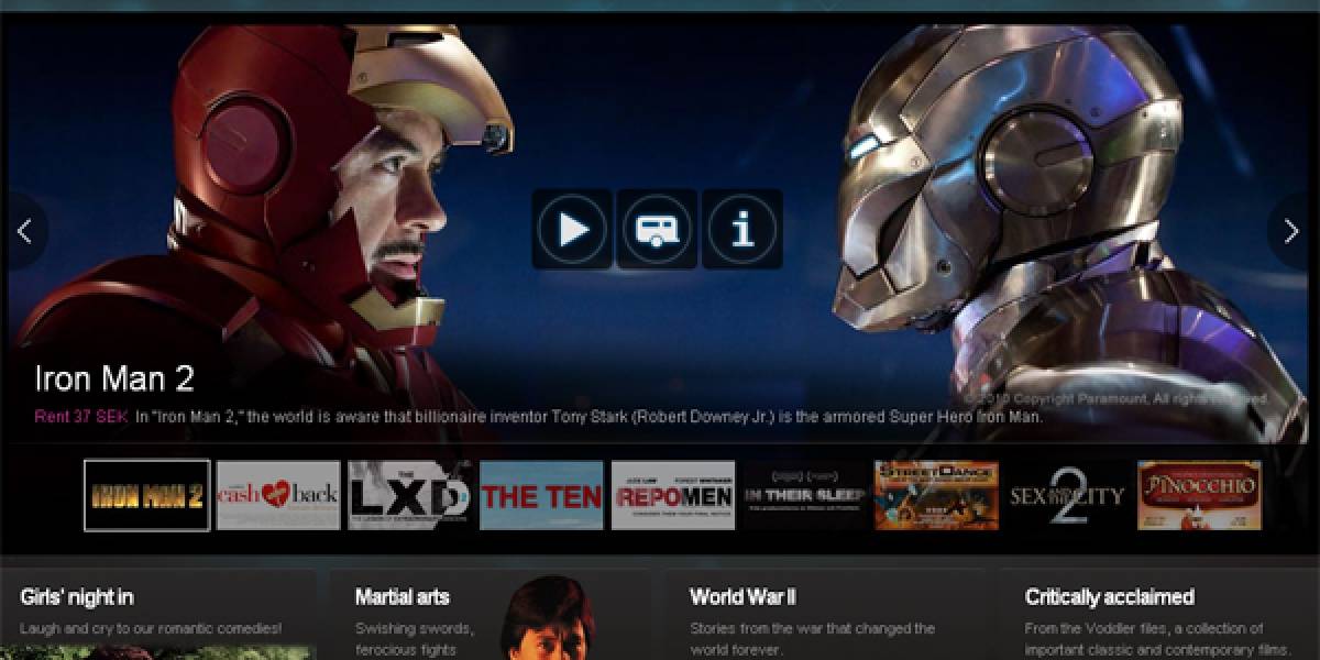 Voddler ofrece cine gratuito, legal y de calidad en Internet
