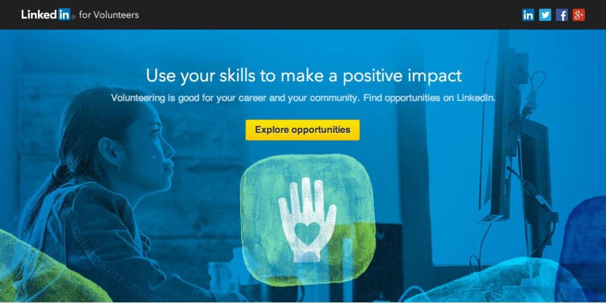 LinkedIn lanza un servicio para voluntarios y entidades sin fines de lucro