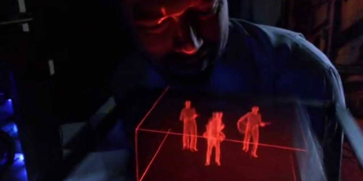Voxie Box, una caja que muestra hologramas en 3D