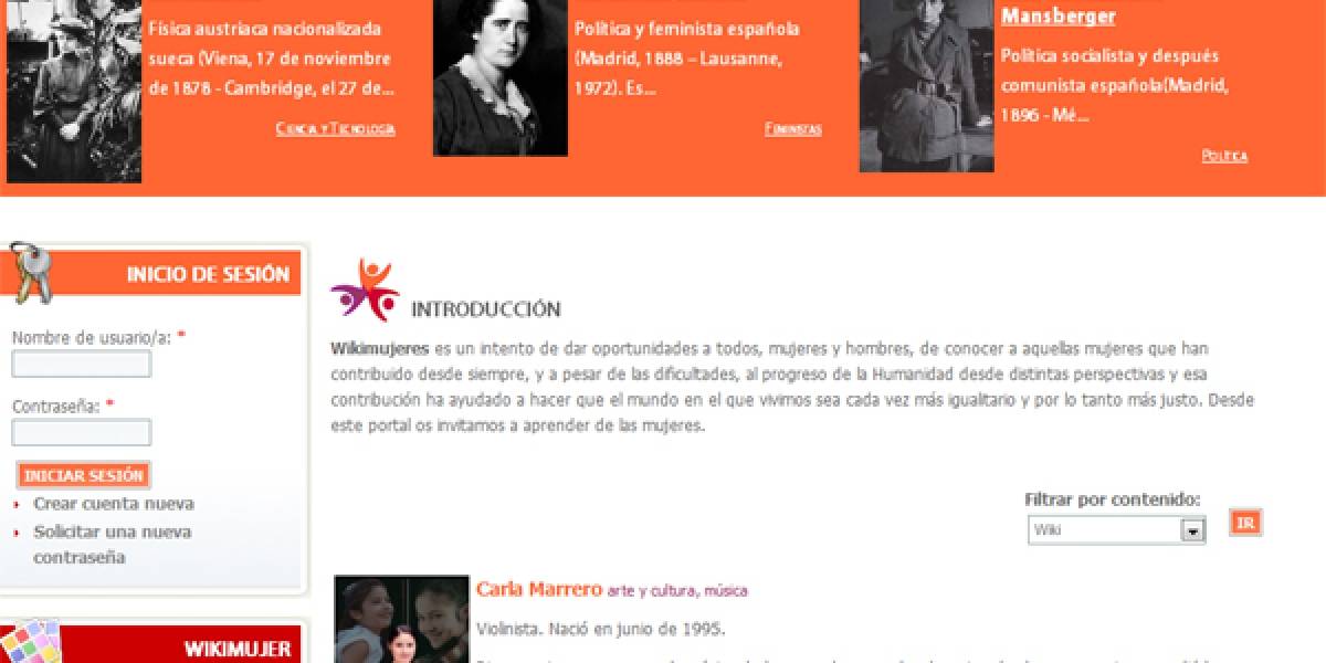 Wikimujeres: El portal de las mujeres que construyen la historia