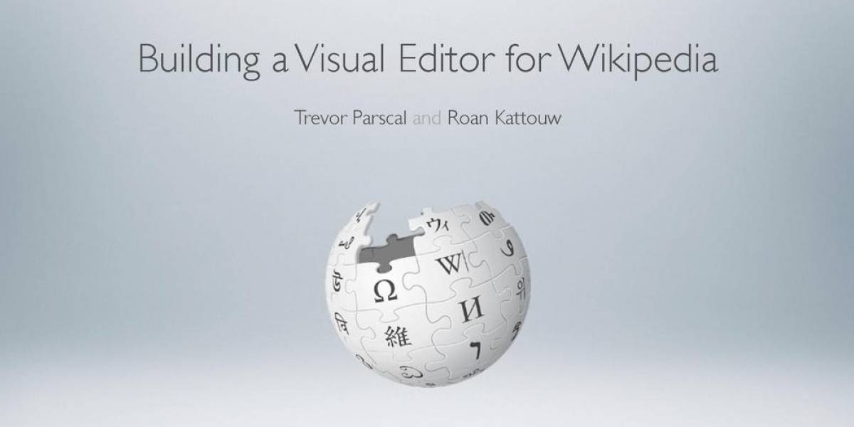 Fundación Wikimedia lanza editor visual para la Wikipedia en inglés