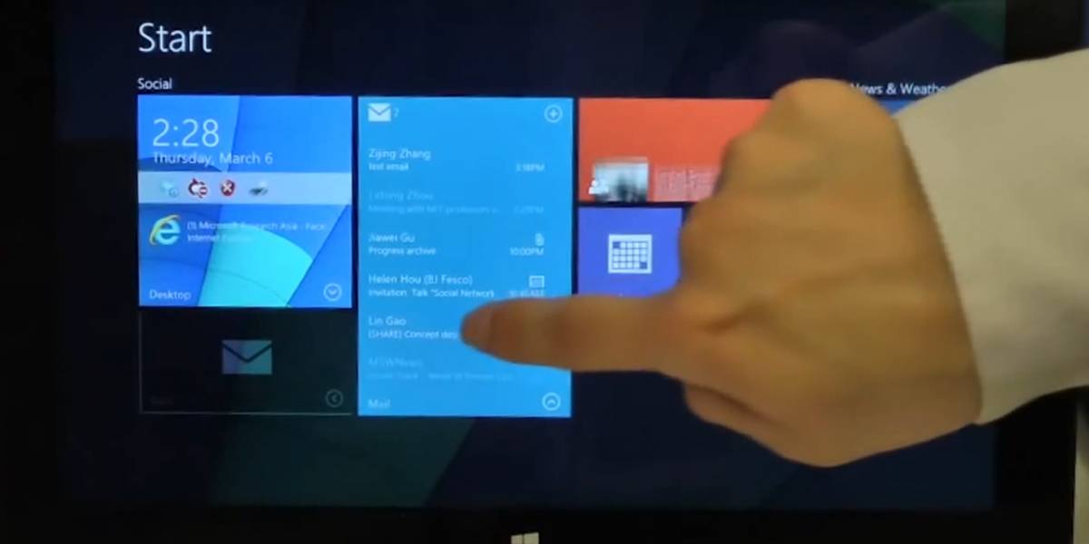 Windows 9 incluiría Live Tiles interactivas y un sistema de notificaciones