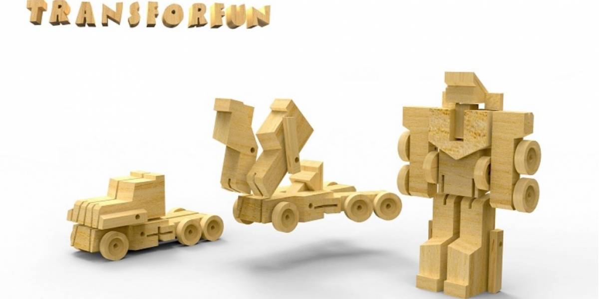 Los WooBots son como Transformers de madera