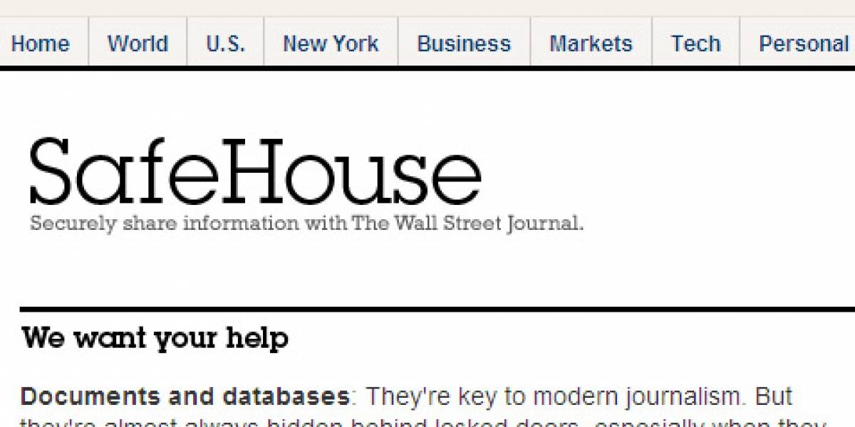 El Wall Street Journal lanza un competidor de WikiLeaks