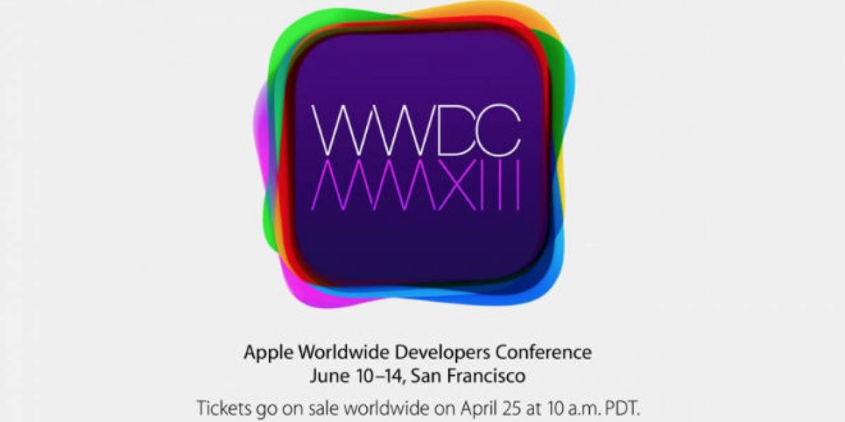 WWDC 2013 de Apple se realizará del 10 al 14 de junio en San Francisco