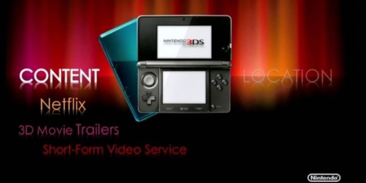 Nintendo 3DS tendrá Netflix con películas 3D estereoscópico