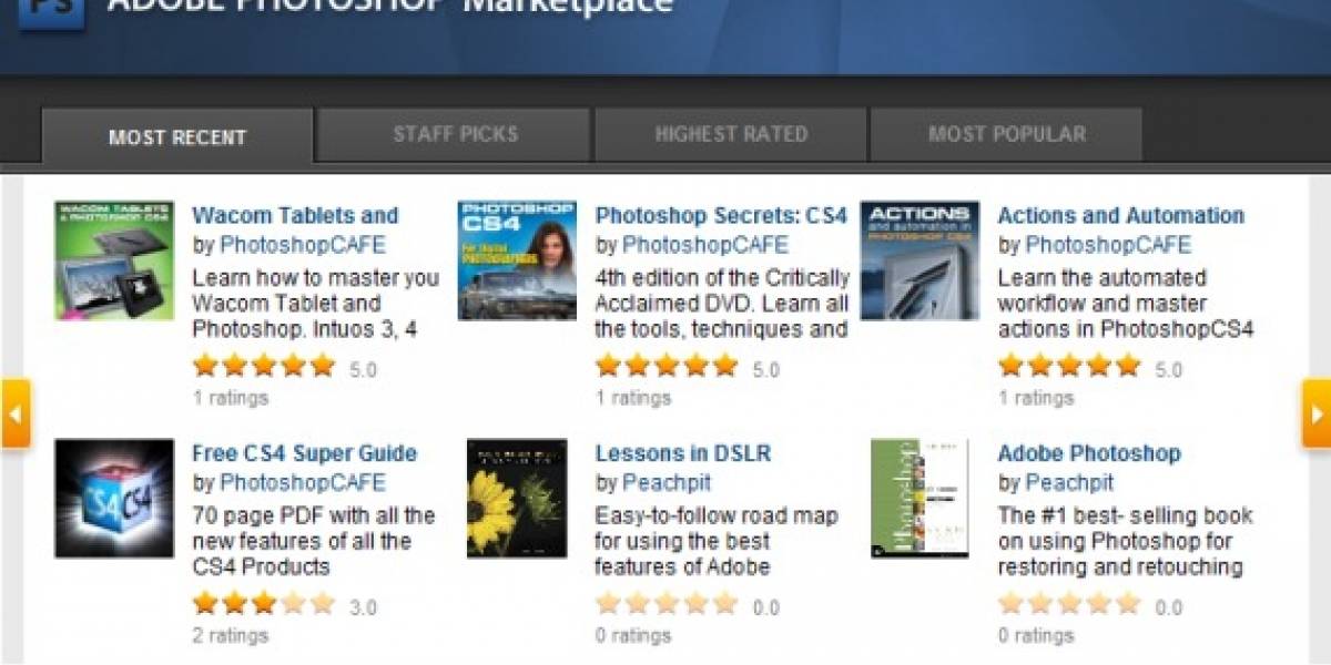 Nace Photoshop Marketplace