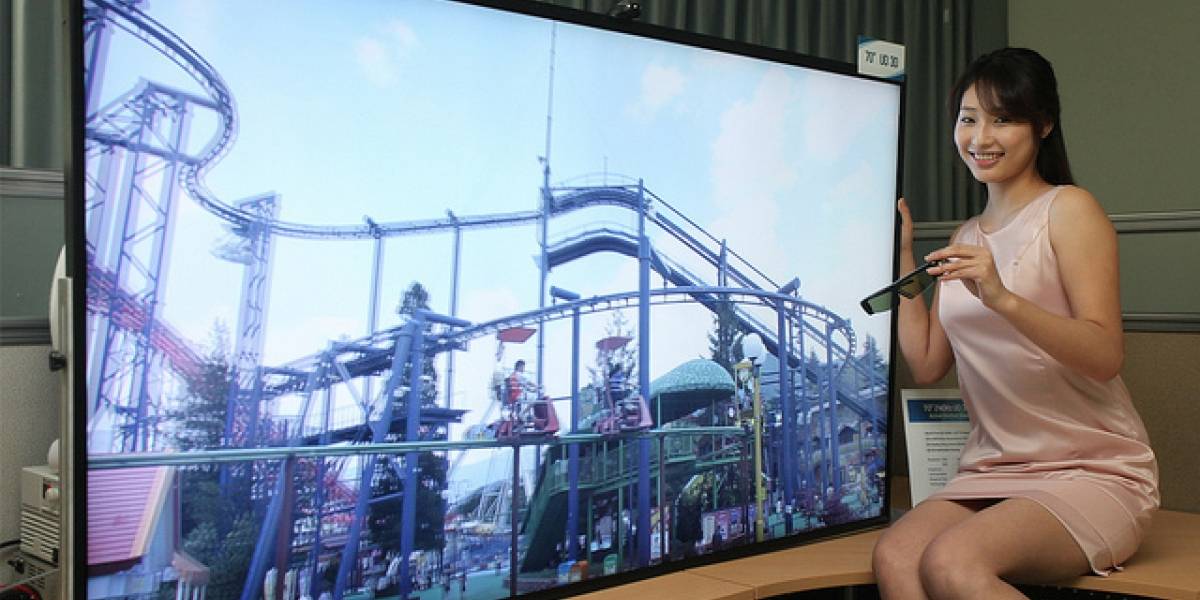 Samsung presenta televisor de 70 pulgadas de Ultra Definición