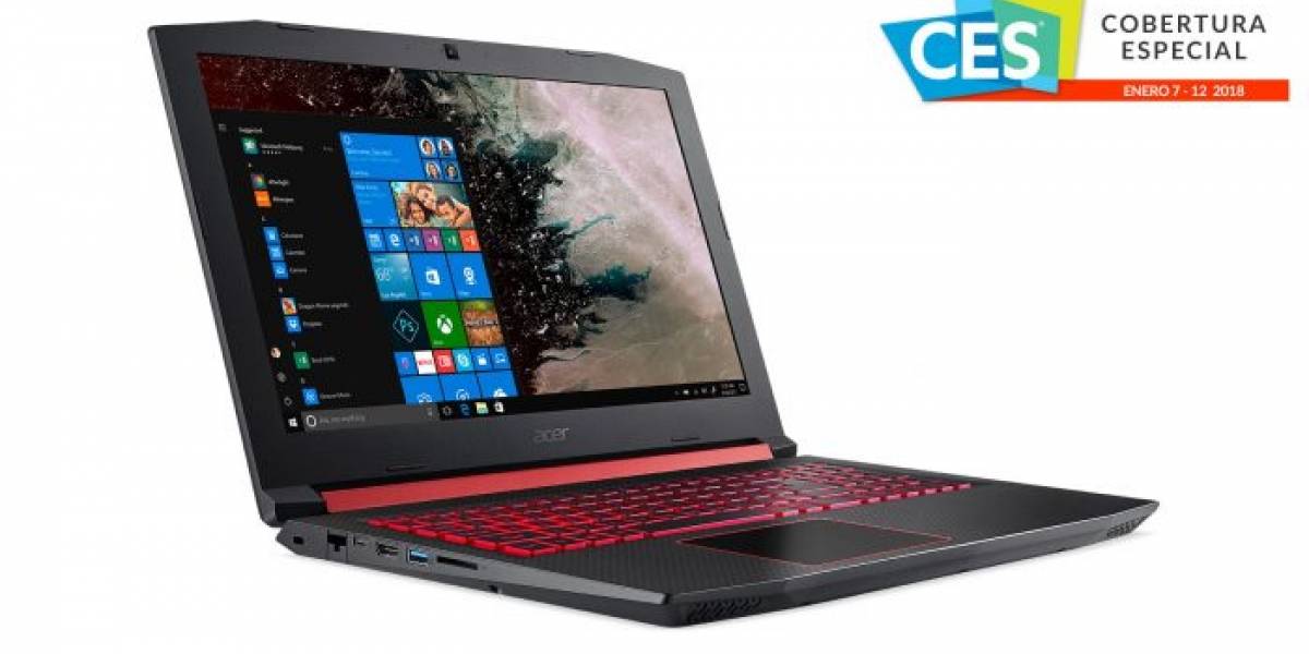 Acer Nitro 5 ofrece procesadores Ryzen para los gamers #CES2018