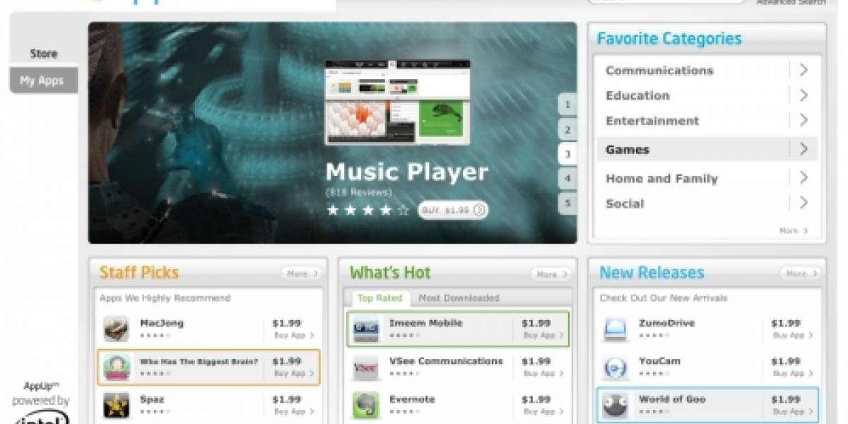 Asus lanza app store para netbooks