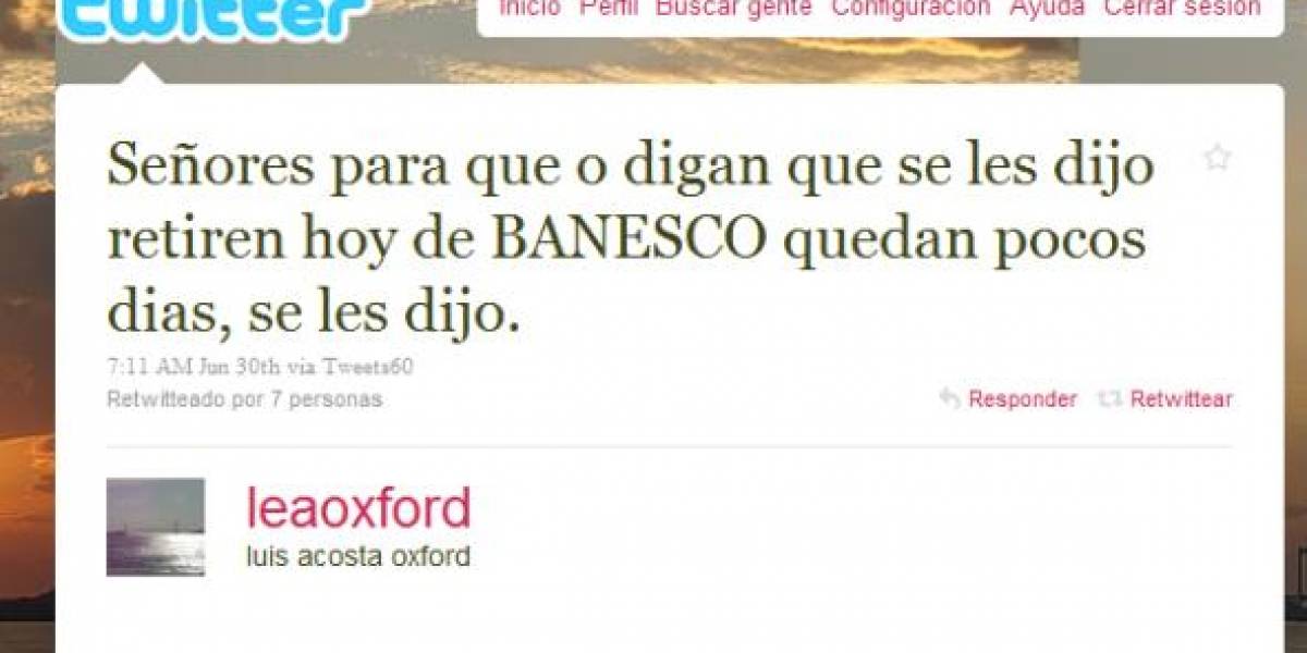 Dos twitteros venezolanos arriesgan cárcel