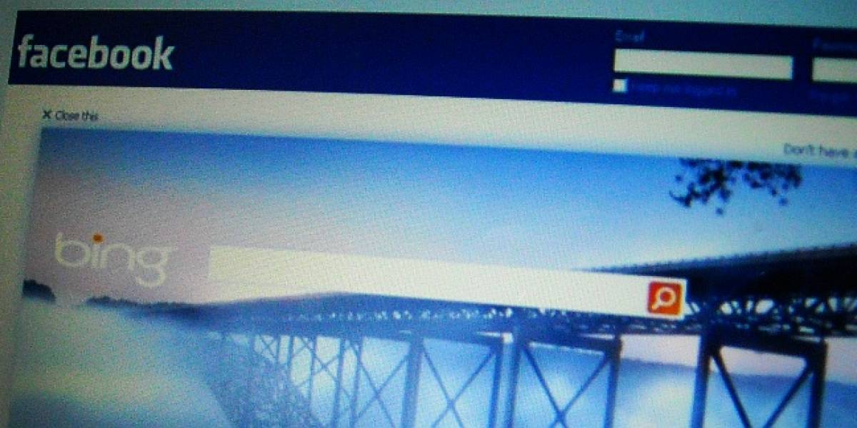 Bing ahora aparece al cerrar sesión en Facebook