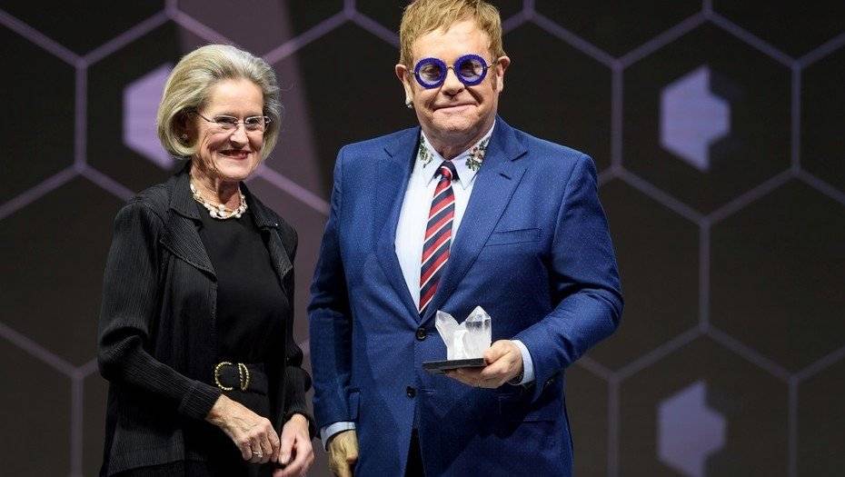 Elton John, en Davos.