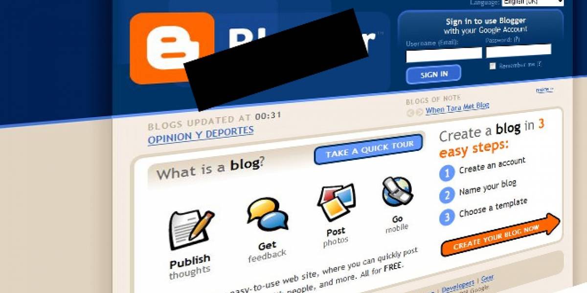 Google también implementará medidas de censura por país para su plataforma Blogger